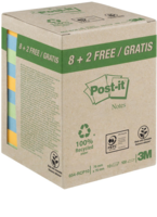 3M Recycling Notes diverse Farben 654RCP10
