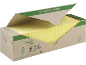 3M Recycling Notes gelb 654RY18Plus6
