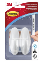 3M Haken oval M weiss W17081