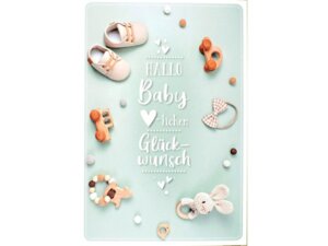 ABCCards ABC Karte zur Geburt 100004600