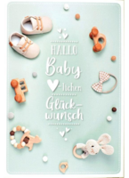 ABCCards ABC Karte zur Geburt 100004600