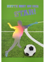 ABCCards ABC Geburtstagskarte Fussballstar 163527A1