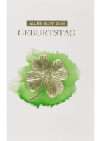 ABCCards ABC Geburtstagskarte Kleeblatt 164529