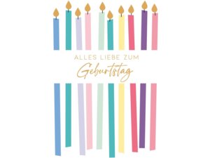 ABCCards ABC GlÃ¼ckwunschkarte Geburtstag 51204