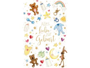 ABCCards ABC GlÃ¼ckwunschkarte Geburt 52662