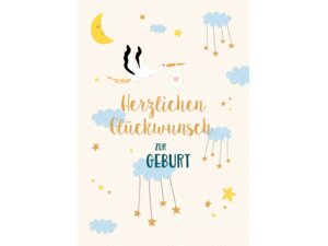 ABCCards ABC GlÃ¼ckwunschkarte Geburt 54000A1