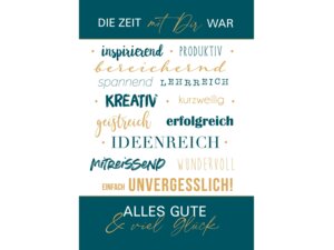 ABCCards ABC GlÃ¼ckwunschkarte Abschied/Ruhestand 54013A2