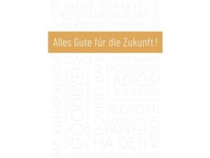 ABCCards ABC GlÃ¼ckwunschkarte Abschied/Ruhestand 54021