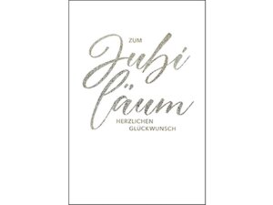 ABCCards ABC GlÃ¼ckwunschkarte JubilÃ¤um 70886
