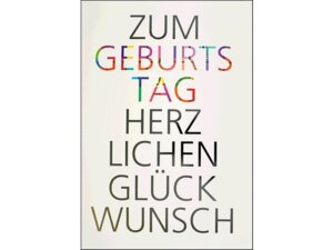 ABCCards ABC GlÃ¼ckwunschkarte Geburtstag 75079A1