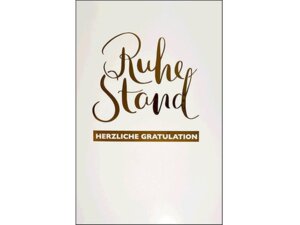 ABCCards ABC GlÃ¼ckwunschkarte Ruhestand 75084