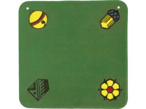 AGM Jassteppich grün deutsch 60x60 cm, mit Ösen, 62514322