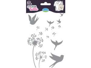 AladinE Textilsticker Löwenzahn Glitzer SV 41427