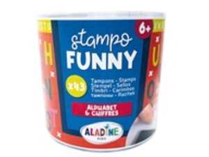 AladinE Kinder Stempel Funny Buchstaben & Zahlen 85176A1
