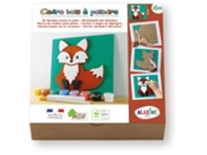 AladinE 3D-Holzbild zum Bemalen Fuchs 85485