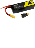 AMEWI LiPo Akku 4S 14,8V 5500mAh 40C XT90 28150A1
