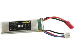 AMEWI LiPo Akku 2S 7,4V 600mAh 30C JST-BEC 28165