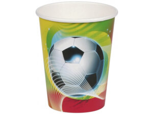 Amscan 8 Becher 250ml Fussball 728552563