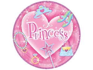Amscan 8 Kartonteller 23cm Prinzessin 728559754