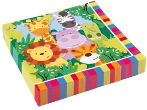 Amscan 20 Servietten Dschungel 7289901915