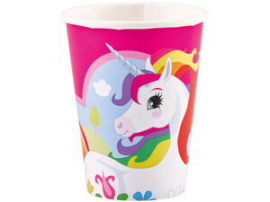 Amscan 8 Becher 266ml Einhorn 7289902102