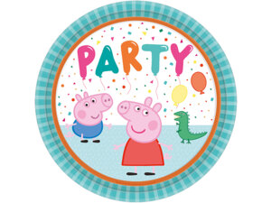 Amscan 8 Kartonteller 23cm Peppa Pig 7289906329