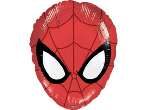 Amscan Folienb. Spiderman Maske 45cm 76326330
