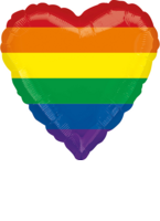 Amscan Folienballon Rainbow Fun 43cm 7633790901