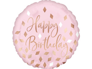 Amscan Folienballon Blush Birthday 7634211601