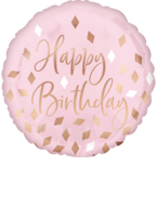 Amscan Folienballon Blush Birthday 7634211601