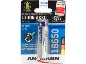 ANSMANN energy Ansmann Akku Li-Ion 18650 2600mAh 13070000