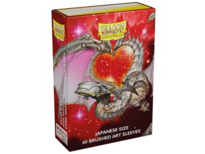 Arcane Tinmen Dragon Shield: Japanese Brushed Art Sleeves Valentine Dragons 2022 (60) ART12607