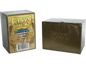 Arcane Tinmen Dragon Shield: Gaming Box – Strong Box 100+: Gold ART20006