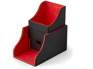 Arcane Tinmen Dragon Shield: Nest Box + Dice Tray – Black/Red ART40204