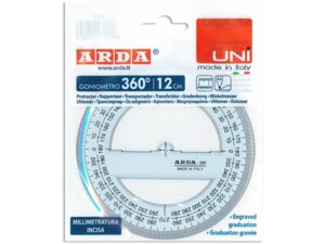 ARDA Kreislineal 12cm UNI 360Â° 3298A1