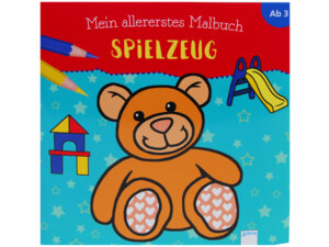Arena Malbuch Spielzeug Mein allererstes Malbuch, 32 S., 21x21 cm, ab 3 Jahren 66761257