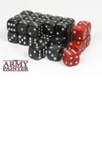 The Army Painter Army Painter - Wargaming Dice: Black/Red (36), 14mm ARM05019
