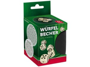 ASS Altenburger Kunststoffwürfelbecher mit 6 Würfeln *Relaunch* ASS06644