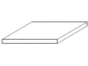 AZTEK AIRBRUSH Platte weiss 15x30cm Dicke 0.38 (3 stk) 799015