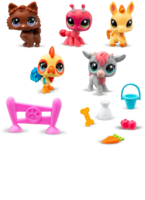 Bandai Namco Littlest Pet Shop Pack de 5 Pets Ferme 83BF00510