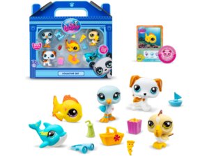 Bandai Namco Littlest Pet Shop Pack de 5 Pets Plage 83BF00517