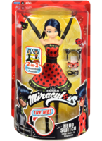 Bandai Namco MIRACULOUS Puppe Ladybug Verwandlung 26 cm 83P50414