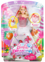 Barbie Bonbon Prinzessin Licht & Musik, Dreamtopia, Batterien inkl. ab 3 Jahren 57002028