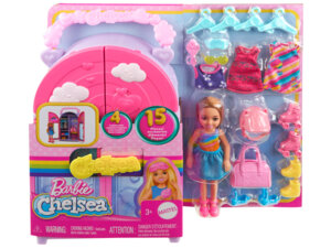 Barbie Chelsea Kleiderschrank Spielset Schrank 25 cm, Puppe, Kleidung, Accessoires, ab 3 Jahren 57019128
