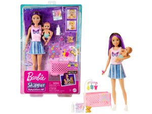 Barbie Skipper Babysitter Sleepy Baby Spielset. Puppe. Gitterbett. Baby. Zubehör. ab 3 Jahren 57019210