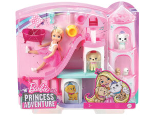 Barbie „Prinzessinnen Abenteuer" Chelsea Haustier Spielset und Puppe 57019673