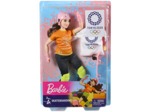 Barbie Olympische Sommerspiele Tokyo Skateboarderin Puppe GJL78