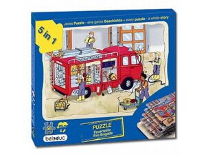 beleduc Lagen Puzzle Feuerwehr 4817035