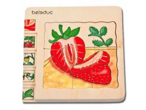 beleduc Lagen Puzzle Erdbeere 4817040