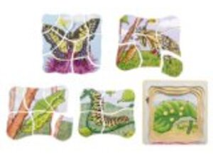 beleduc Lagen Puzzle Schmetterling 4817054